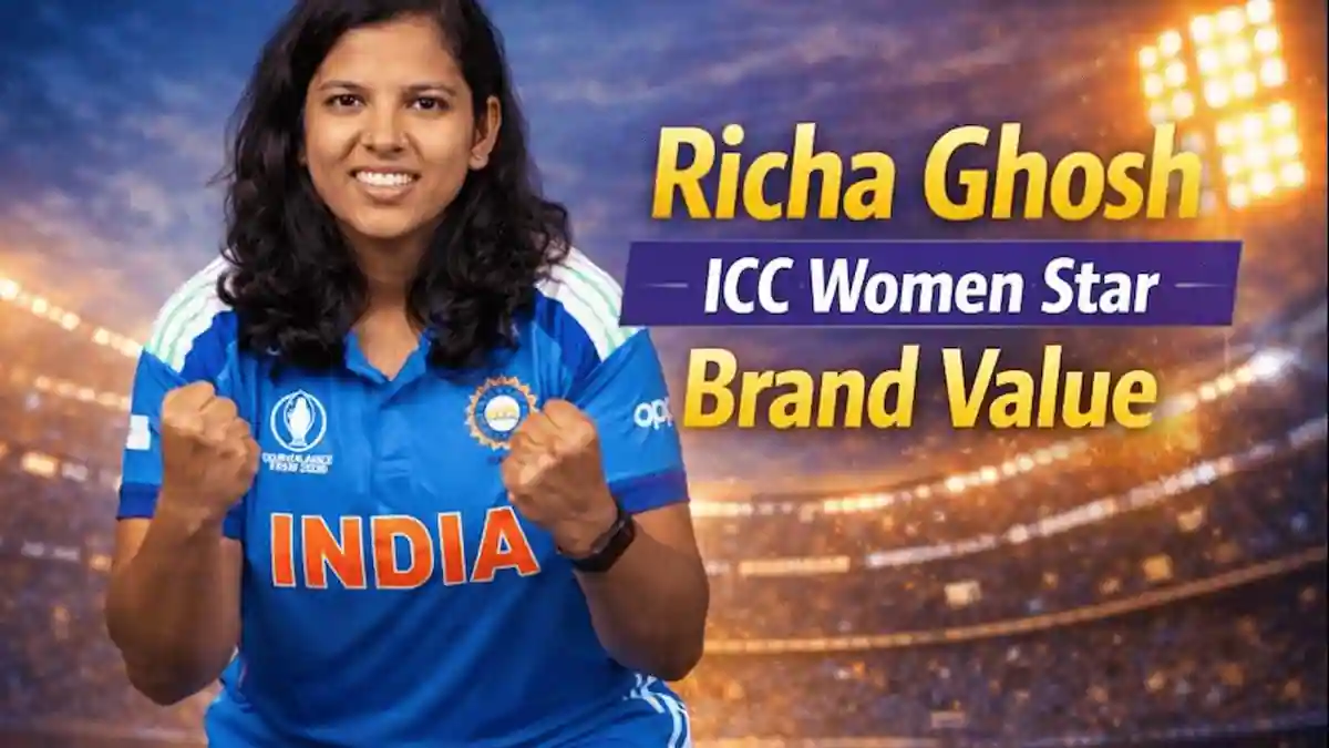 Richa Ghosh ICC Women cricket star brand value India women team